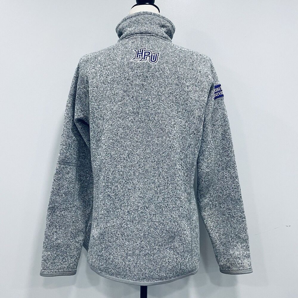 Patagonia W’s Grey L Better Sweater ¼ Zip Fleece Pullover High Point University - Picture 2 of 16
